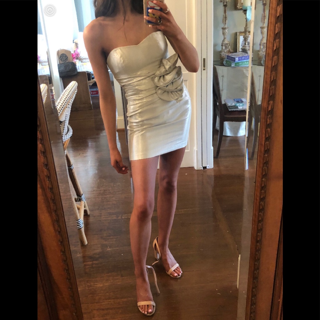Jill Stuart Silver Dress